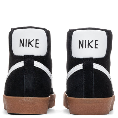 Women's Blazer Mid '77 Suede - Black/White/Gum Medium Brown/Total Orange