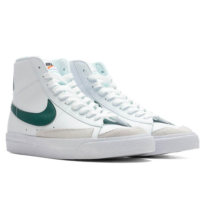 Blazer Mid '77 (GS) - White/Dark Teal Green