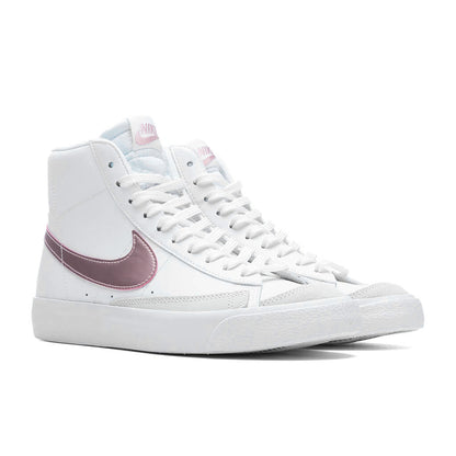 Blazer Mid '77 (GS) - White/Pink Glaze