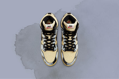Dunk High 1985 SP "Acid Wash" - Lemon Drop/Black