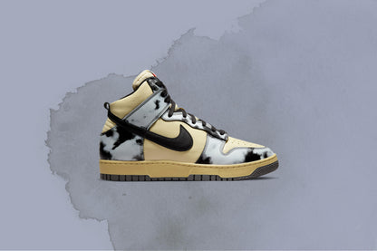 Dunk High 1985 SP "Acid Wash" - Lemon Drop/Black