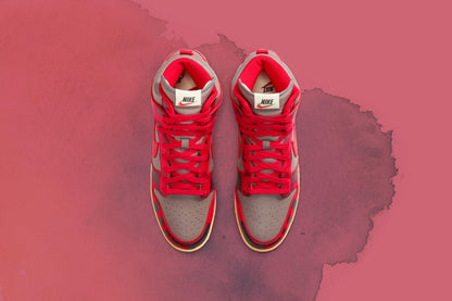 Dunk High 1985 SP "Red Acid Wash" - University Red/Chile Red