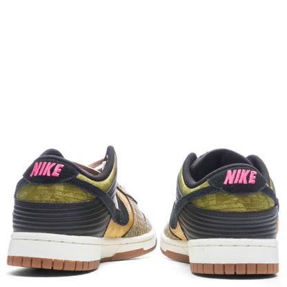 Women's Dunk Low 'Día De Muertos' - Black/Khaki/Metallic Gold