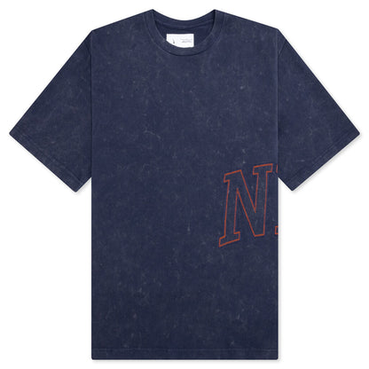 Fadeaway T-Shirt - Midnight Navy/Orange Blaze