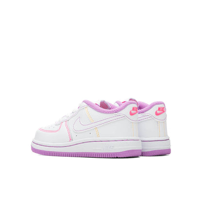 Force 1 (TD) - White/Fuchsia Glow