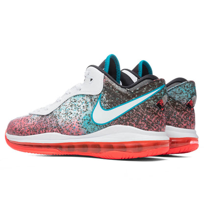 Lebron 8 V2 Low QS 'Miami Nights'- White/Solar Red