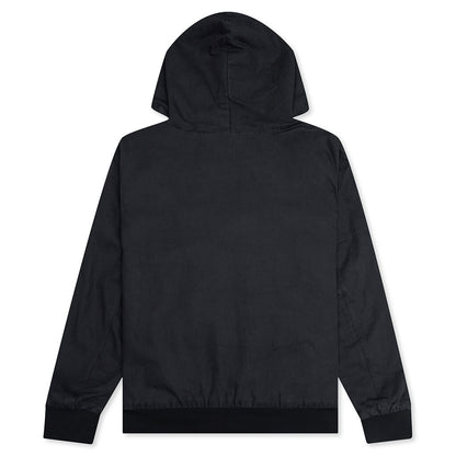 Life Padded Hooded Jacket - Off Noir/White