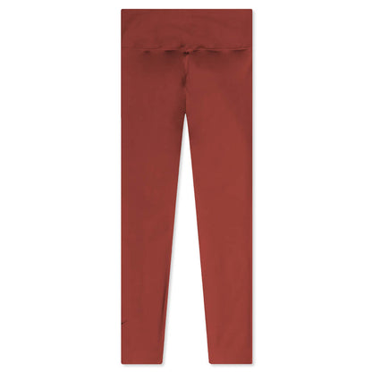 One Luxe Women's Mid-Rise 7/8 Leggings - Redstone/Clear