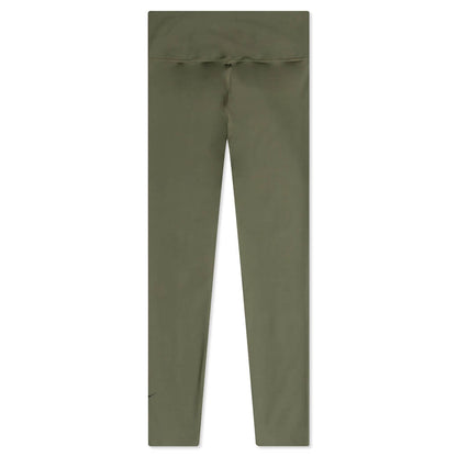One Luxe Women's Mid-Rise 7/8 Leggings - Medium Olive/Clear