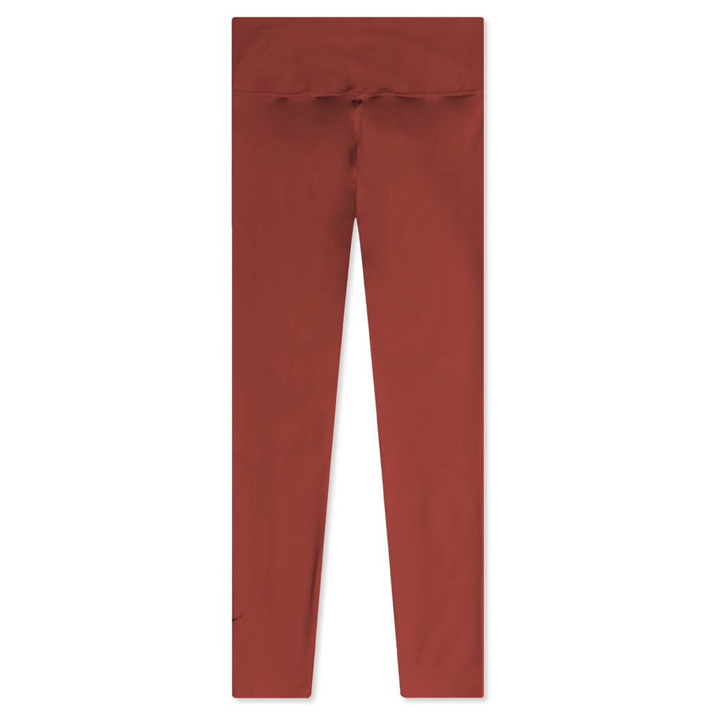 One Luxe Women's Mid-Rise Leggings - Redstone/Clear