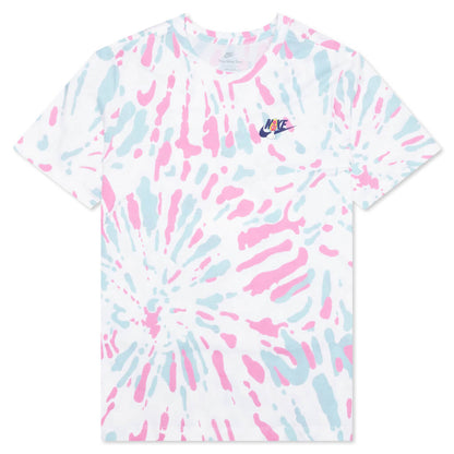 Sportswear Black Light Tie-Dye T-Shirt - White