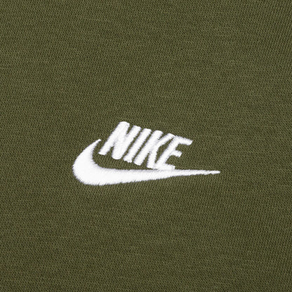 Sportswear Club Fleece Full-Zip Hoodie - Rough Green/White