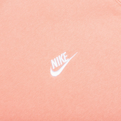 Sportswear Club Fleece Pullover Hoodie - Light Madder Root/White