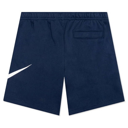 Sportswear Club Graphic Shorts - Midnight Navy/White