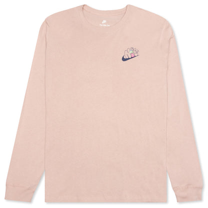 Sportswear Day Black Light L/S T-Shirt - Pink Oxford