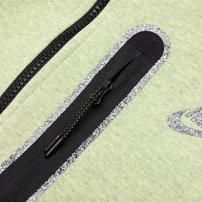 Sportswear Tech Fleece Full Zip Up Hoodie - Lime Ice/Heather