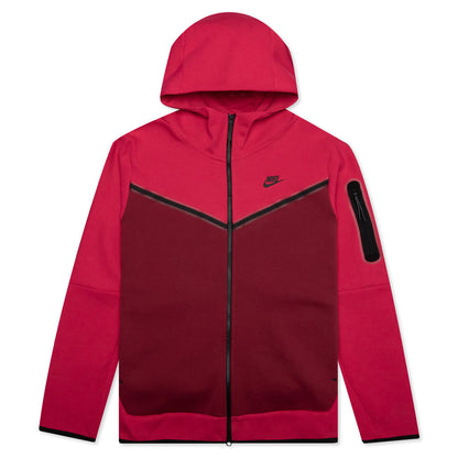 Sportswear Tech Fleece Full-Zip Hoodie - Very Berry/Pomegranate/Black