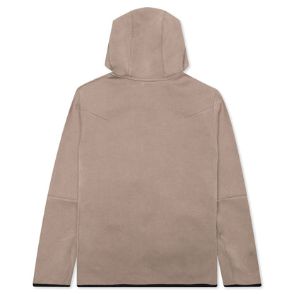 Sportswear Tech Fleece Washed Full-Zip Hoodie - Taupe Haze/Black
