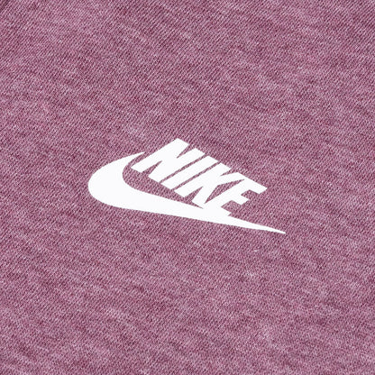 Sportswear Women's Club Essential 1/4 Zip Fleece Hoodie - Dark Wine/Heather
