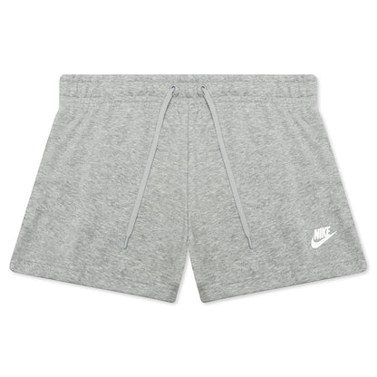 Sportswear Women's Club Fleece Shorts - DK Grey Heather/Matte Silver/White