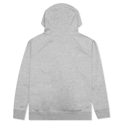 Sportswear Women’s Essential Fleece Pullover Hoodie - Dark Grey Heather/White