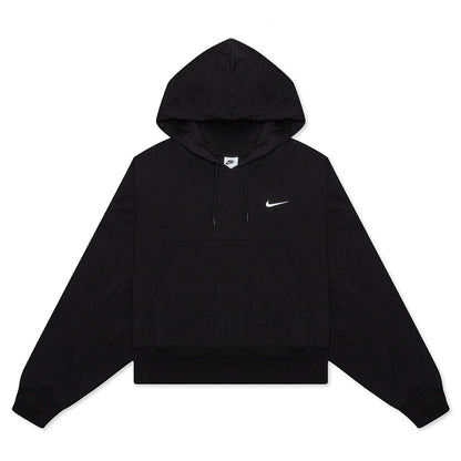 Sportswear Women's Oversized Pullover Hoodie - Black/White