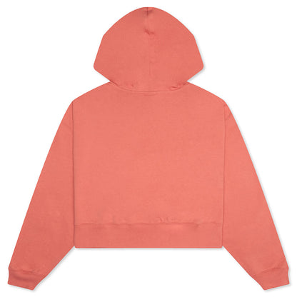 Sportswear Women's Oversized Pullover Hoodie - Madder Root/White