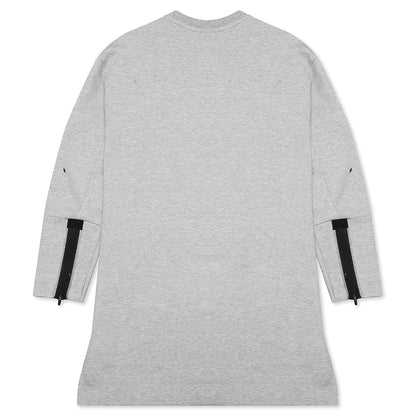 Sportswear Women's Tech Fleece Long Sleeve Dress - DK Grey Heather/Black