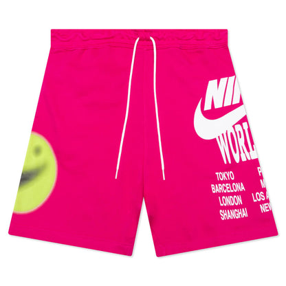Sportswear World Tour French Terry Shorts - Fireberry