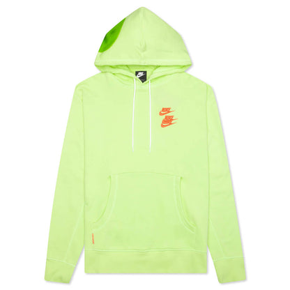Sportswear World Tour Pullover French Terry Hoodie - Light Liquid Lime