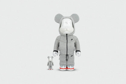 Medicom Toy x Nike Tech Fleece 100% + 400% BE@RBRICK Set