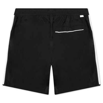 Unlined Woven Track Shorts - Black/Sail