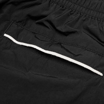 Unlined Woven Track Shorts - Black/Sail