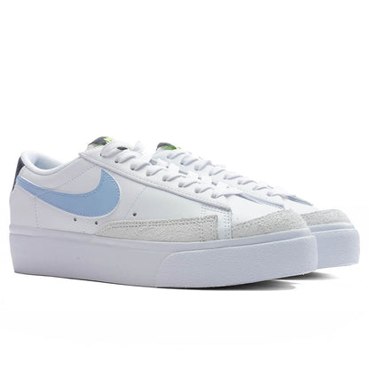 Women's Blazer Low Platform - White/Cobalt Bliss/Violet