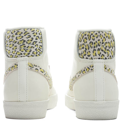 Women's Blazer Mid '77 SE 'Leopard' - Sail/Light Lemon Twist