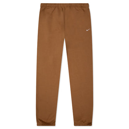 Women's Solo Swoosh Fleece Pants - Ale Brown/White