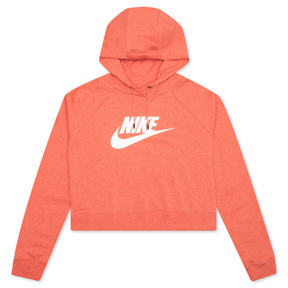 Sportswear Women's Essential Cropped Hoodie - Magic Ember/Heather