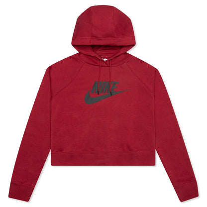 Sportswear Women's Essential Cropped Hoodie - Pomegranate/Black