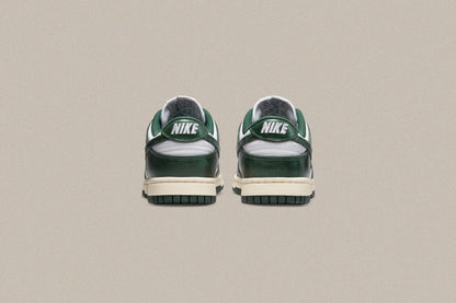 Women's Dunk Low `Vintage Green` - White/Pro Green/Coconut Milk