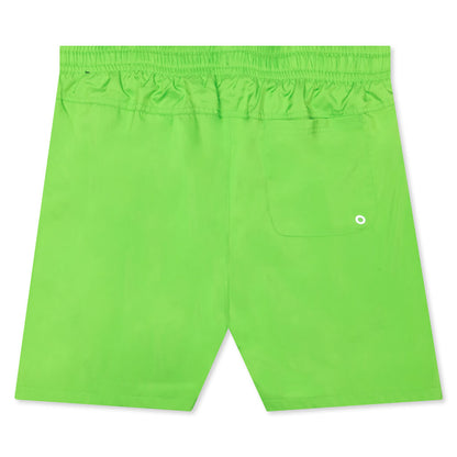 Woven Shorts - Mean Green/White
