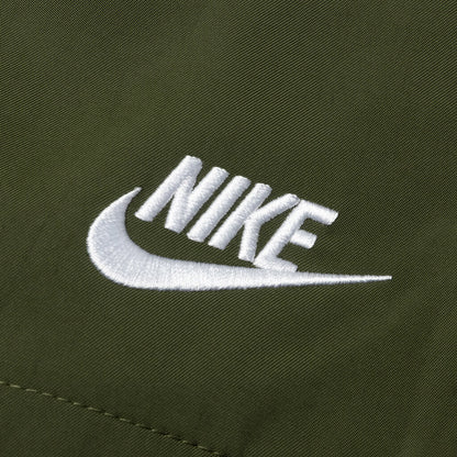 Woven Shorts - Rough Green/White