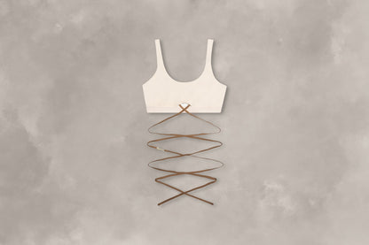 Nike x Jacquemus Women's Bra - Pearl White/Sail/Dark Driftwood