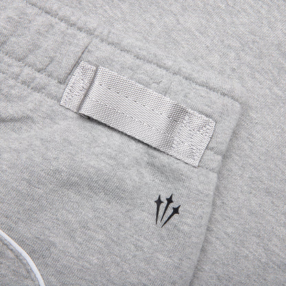 Nike x NOCTA Fleece CS Pants  - Heather Grey/Matte Silver/Black