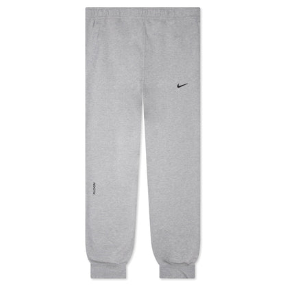 Nike x NOCTA Fleece CS Pants  - Heather Grey/Matte Silver/Black