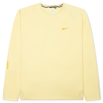 Nike x NOCTA Tech Fleece Crew - Citron Tint/Vivid Sulfur
