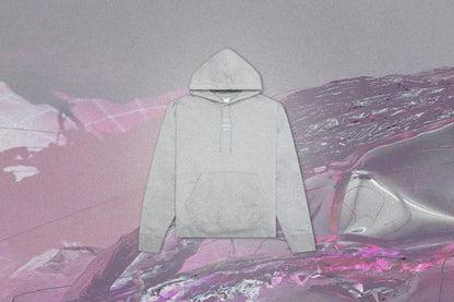 Nike x NOCTA Basketball Hoodie - Dark Grey Heather/Cobalt Tint