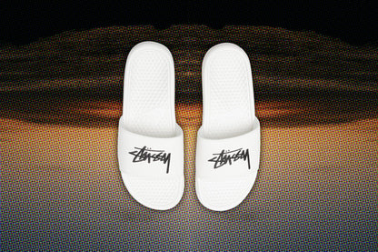 Nike x Stussy Benassi - Sail/Black