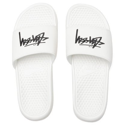 Nike x Stussy Benassi - Sail/Black
