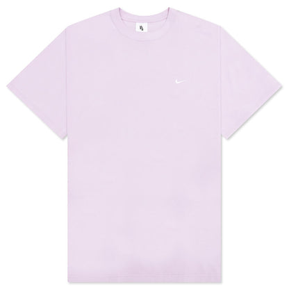 NikeLab Women's Fleece T-Shirt - Doll/White