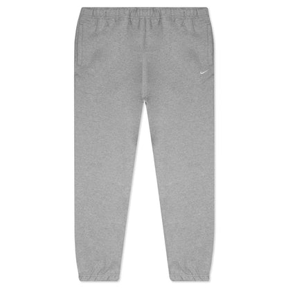 NikeLab Women's Fleece Trousers - Dark Grey Heather/White